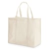 Bolsa grande en non-woven con asas de 50 cm beis