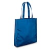 Bolsa laminado brillante con asas azul