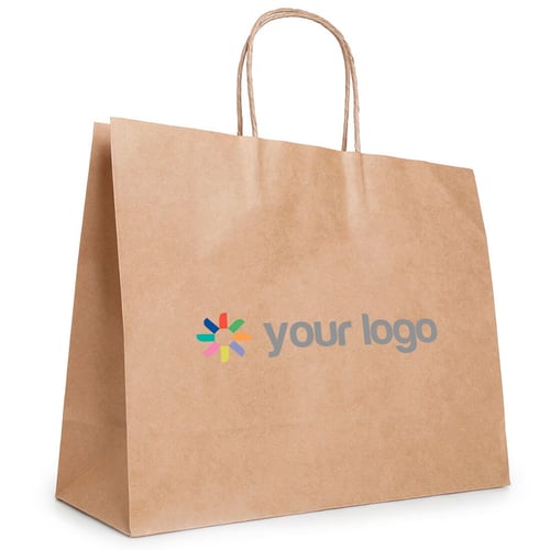 Kraftpapier-Tasche 4 XL. regalos promocionales