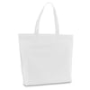 White Non-woven thermo sealed bag with 55 cm handles