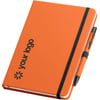 Orange A5 notebook Pomery
