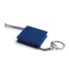 Porte-clés avec ruban à mesurer de 1 m bleu