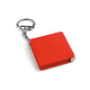 Porte-clés avec ruban à mesurer de 1 m rouge