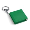Porte-clés avec ruban à mesurer de 1 m vert