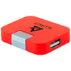 USB Hub Lundy rosso