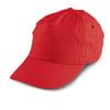 Cappellino con visiera rosso