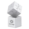 Puzzle 3D metálico y magnético Kubzle plata