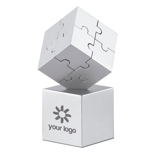 Puzzle 3D metálico y magnético Kubzle. regalos promocionales
