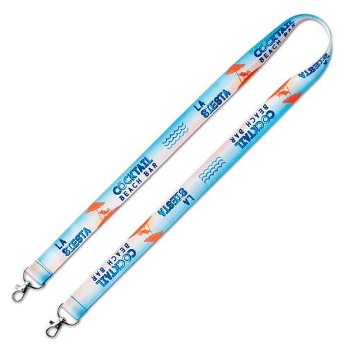Sublimation Doppel-Schlüsselband. regalos promocionales
