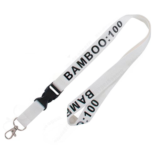 Lanyard de bambú. regalos promocionales