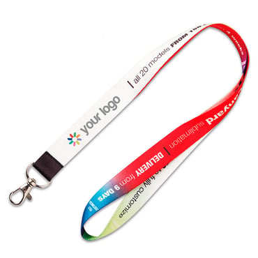 Full color sublimation lanyard