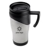Taza 455 ml de acero inoxidable plata