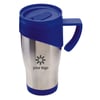 Taza 455 ml de acero inoxidable azul