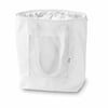 White Plicool Foldable cooler shopping bag