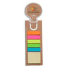 Beige Idea Bookmark with memo stickers