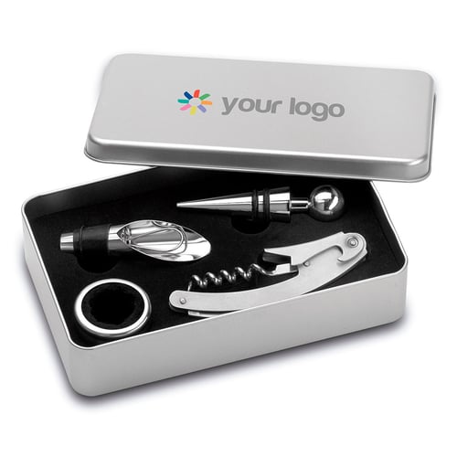 Set de accesorios de vino Winory. regalos promocionales