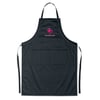 Black Fitted Kitab Customisable Kitchen Apron