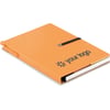 Libreta A6 papel reciclado Tiva naranja