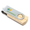 Memoria USB Kindu marrón