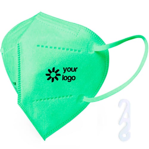 Grüne FFP2 Maske. regalos promocionales